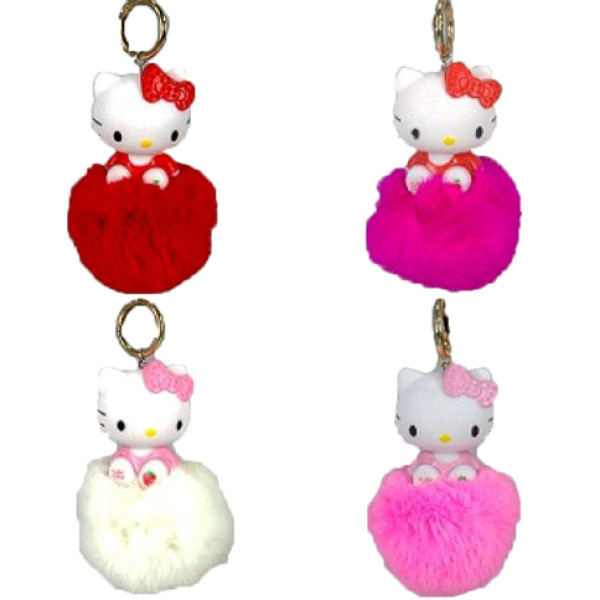 М'яка іграшка Брелок пушок "Кітті" 21709-1 М'яка іграшка Брелок пушок "Кітті" 21709-1