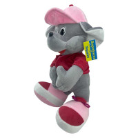 Мяка іграшка Миша Паша 30 см 0095_Pink-Red Мяка іграшка Миша Паша 30 см 0095_Pink-Red