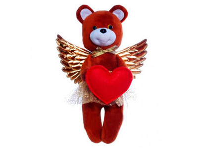 Мяка іграшка Ведмедик "Янголятко з сердечком" 00311-3