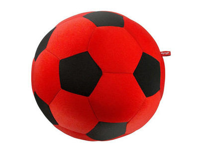 Подушка антистрес Футбольний м'яч Червоний 20*20 см DT-ST-01-07