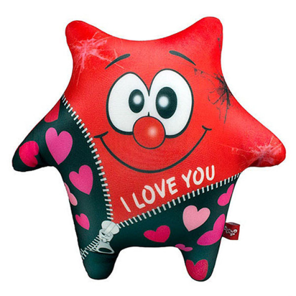 Іграшка подушка Зірка Червона Зірка Червона DT-ST-01-48