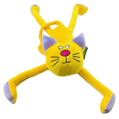 М'яка іграшка Кіт Еврик 25 см 0222_Yellow-Violet