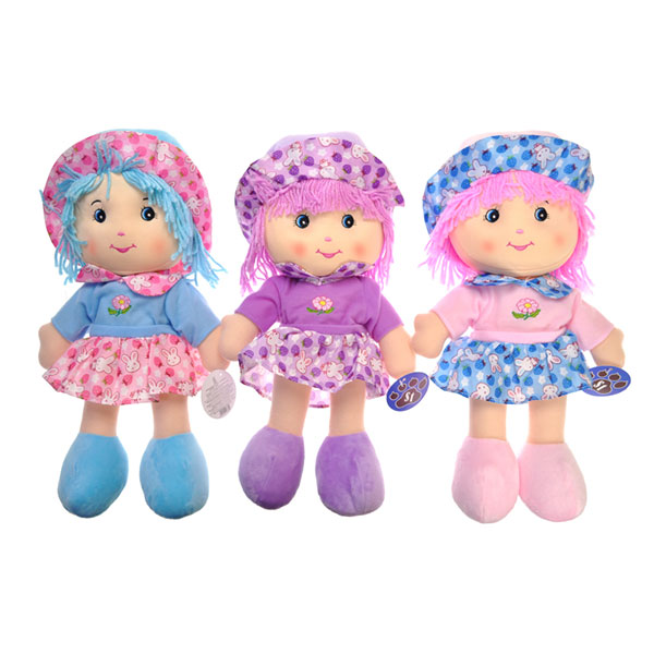 Лялька м'яка 3 види A1502A
