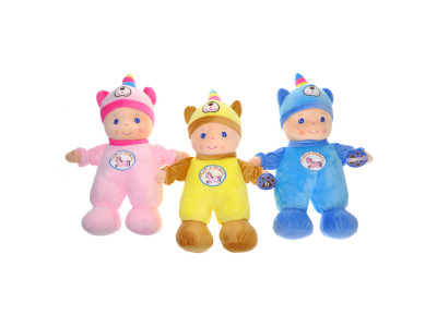 Лялька мяка 3 види в кульку B1603