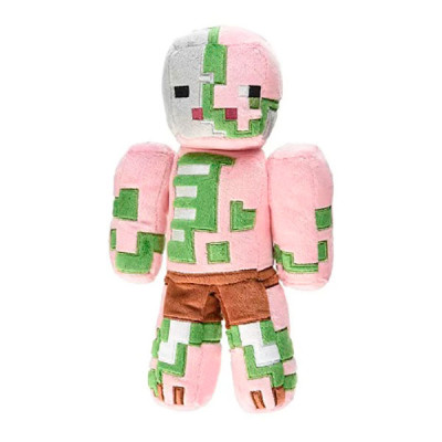 Плюшева іграшка Зомбі-свин Minecraft 12" Zombie Pigman Plush Pink 71225AYK