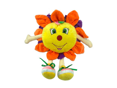 Мяка іграшка Соняшник 40 см 0109_Orange-Violet Мяка іграшка Соняшник 40 см 0109_Orange-Violet