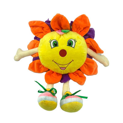 Мяка іграшка Соняшник 40 см 0109_Orange-Violet