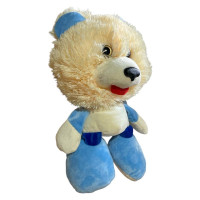 Мяка іграшка Коротишка ведмідь 30 см 0032_Cream-Blue Мяка іграшка Коротишка ведмідь 30 см 0032_Cream-Blue