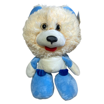 Мяка іграшка Коротишка ведмідь 30 см 0032_Cream-Blue