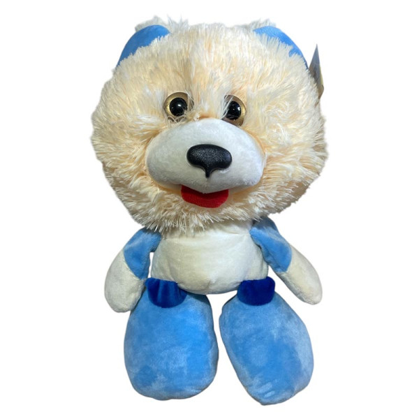 Мяка іграшка Коротишка ведмідь 30 см 0032_Cream-Blue