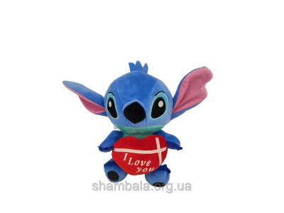 Мяка іграшка стич stich 20 см синій ** STICH blue