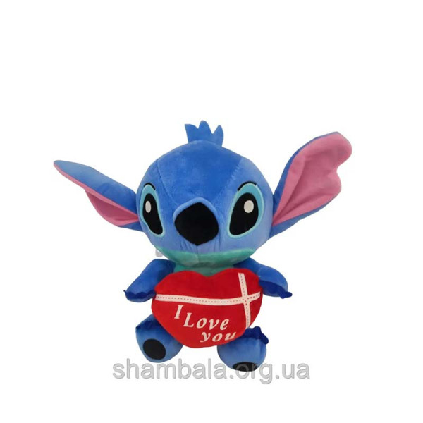 Мяка іграшка стич stich 20 см синій ** STICH blue