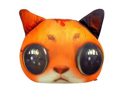 Подушка антистрес Кіт окастик Рудий 40*30 см DT-ST-01-01