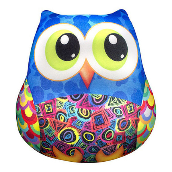М'яка іграшка антистрес "Сова" синя 23*24 см DT-ST-01-36 М'яка іграшка антистрес "Сова" синя 23*24 см DT-ST-01-36