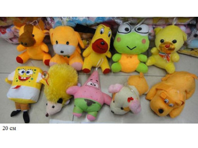 м- звірі 20см 10в.кул. W02-3844