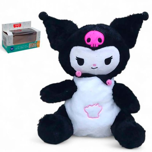 Мяка іграшка Hello kitty KUROMI Курумі дихаюча 2000996111528_Black