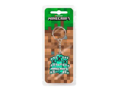 Брелок JINX Minecraft Creeper Rush Keychain-N/A-Green JINX-8323