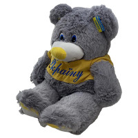 М'яка іграшка Ведмідь Барні 75 см 0295_Gray М'яка іграшка Ведмідь Барні 75 см 0295_Gray