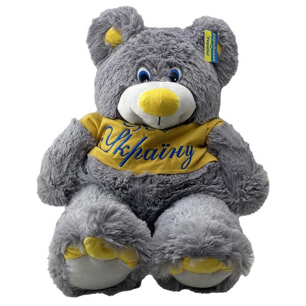 М'яка іграшка Ведмідь Барні 75 см 0295_Gray М'яка іграшка Ведмідь Барні 75 см 0295_Gray