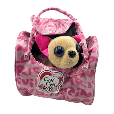 Собачка в сумочці Chi Chi Love Чихуахуа Вояж 20 см зі звуком рожева LM-033 5892276 Pink