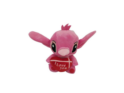 Мяка іграшка стич stich 20 см рожевий ** STICH pink