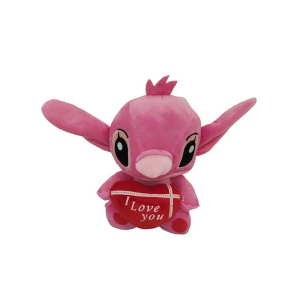 Мяка іграшка стич stich 20 см рожевий ** STICH pink