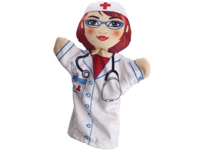 Мяка іграшка Лялька на руку Доктор 00654-50