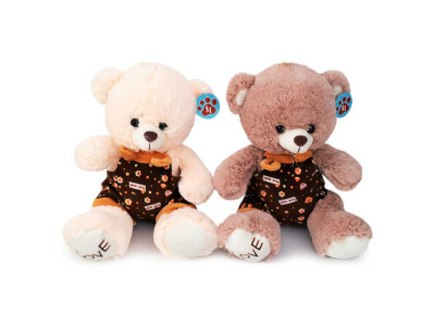 Мяка іграшка Ведмедик у сукні (2 кольори) 4315/33