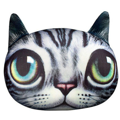 Подушка антистрес Кіт окастик Сірий смугастий 40*30 см DT-ST-01-04 Подушка антистрес Кіт окастик Сірий смугастий 40*30 см DT-ST-01-04