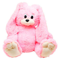 М'яка іграшка Зайка Сєня 70 см 0088_Pink