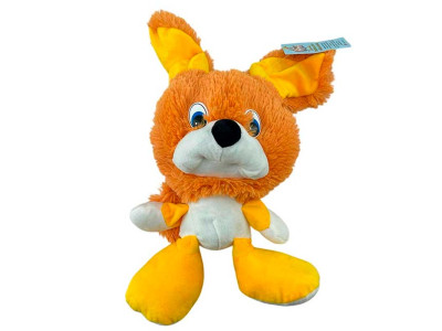 Мяка іграшка Коротишка собака 30 см 0193_Light Brown-Yellow