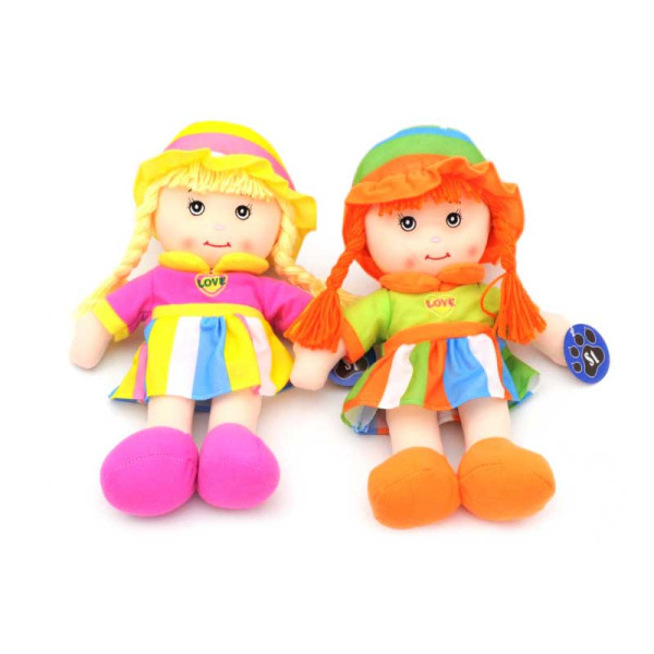 Лялька м "яка музична 2 види в кульку DJ1422 р.34*14*8см. DJ1422