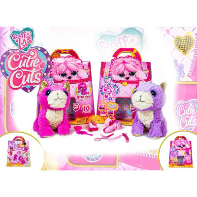 М'яка іграшка-сюрприз НЯШКА ПОТЕРЯШКА Фіолетова/рожева New CUTIE CUTS CUTIE CUTS