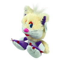 Мяка іграшка Коротишка кіт 30 см 0071_Cream-Violet