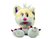 Мяка іграшка Коротишка кіт 30 см 0071_Cream-Violet