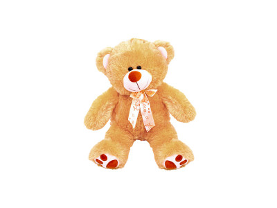 Мяка іграшка Ведмедик Шалик коричневий 4051/40 broun