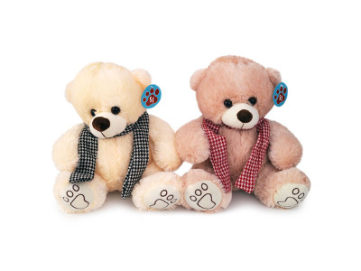 Мяка іграшка Ведмедик у сукні (2 кольори) 4023B/30