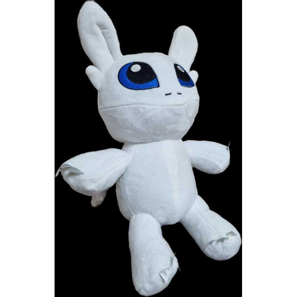 М'яка іграшка Дракоша білий 33 см 0287