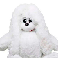 М'яка іграшка Зайка Сєня 70 см 0088_White
