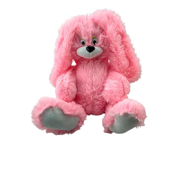 Мяка іграшка Зайка Сєня 45 см 0023_Pink