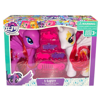 ФІгурка поні з аксесуарами XQ9922B/E_Violet-White