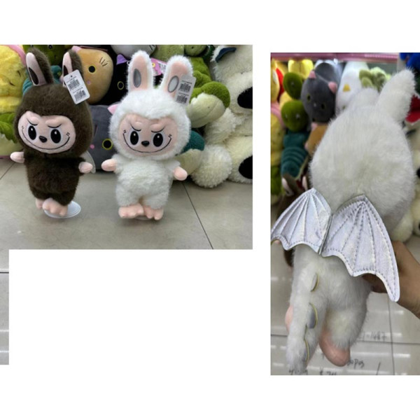 Мяка іграшка Лабубу з крилами 40 см LB15703