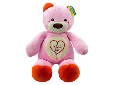 М'яка іграшка Ведмідь Ласун 45 см 0189_Light-Pink
