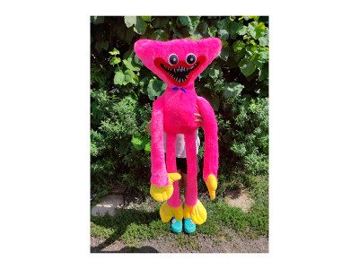 Мяка іграшка ХАГГИ ВАГГИ рожева 100СМ 100см Pink