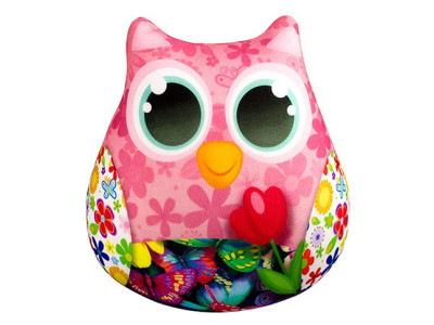 М'яка іграшка антистрес "Сова з тюльпаном" 23*24 DT-ST-01-37