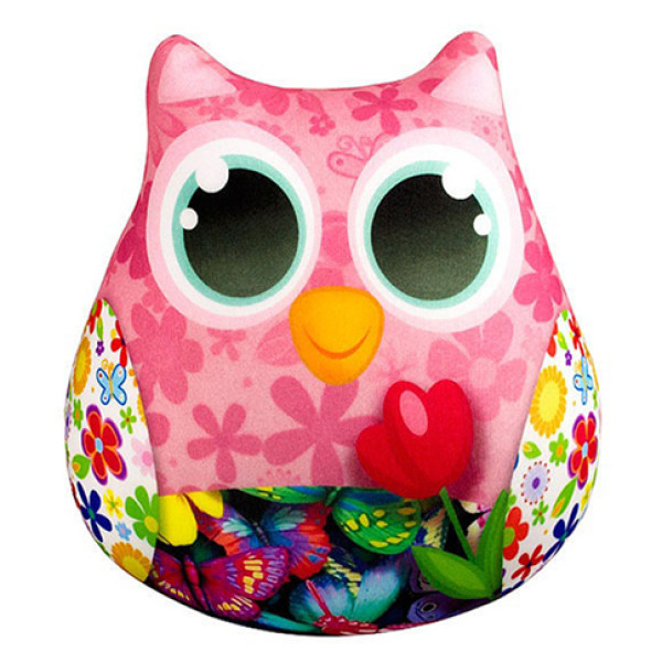 М'яка іграшка антистрес "Сова з тюльпаном" 23*24 DT-ST-01-37