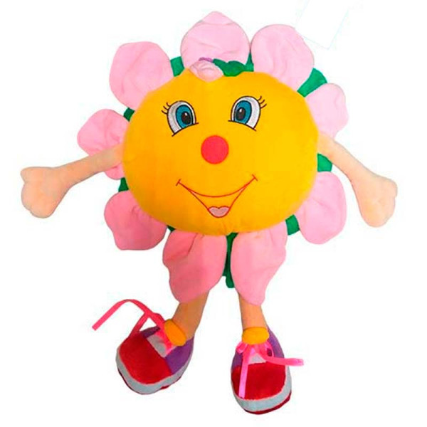 Мяка іграшка Соняшник 40 см 0109_Pink-Green