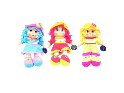 Дитяча м'яка лялька в рожевому капелюшку 84A14(ABC)