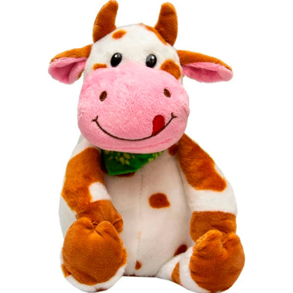 Корівка з хусткою 23 см руда 395094