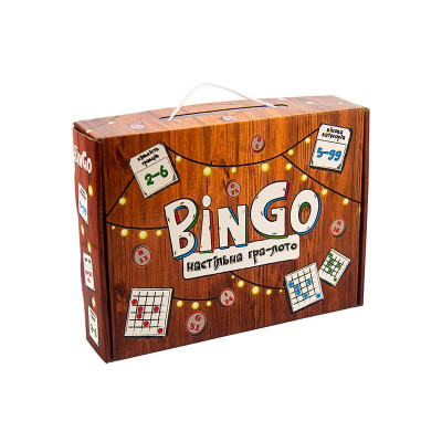 Настільна гра-лото 30757 (укр) "BinGo" в кор-ці 246-183-55 30757 Настільна гра-лото 30757 (укр) "BinGo" в кор-ці 246-183-55 30757